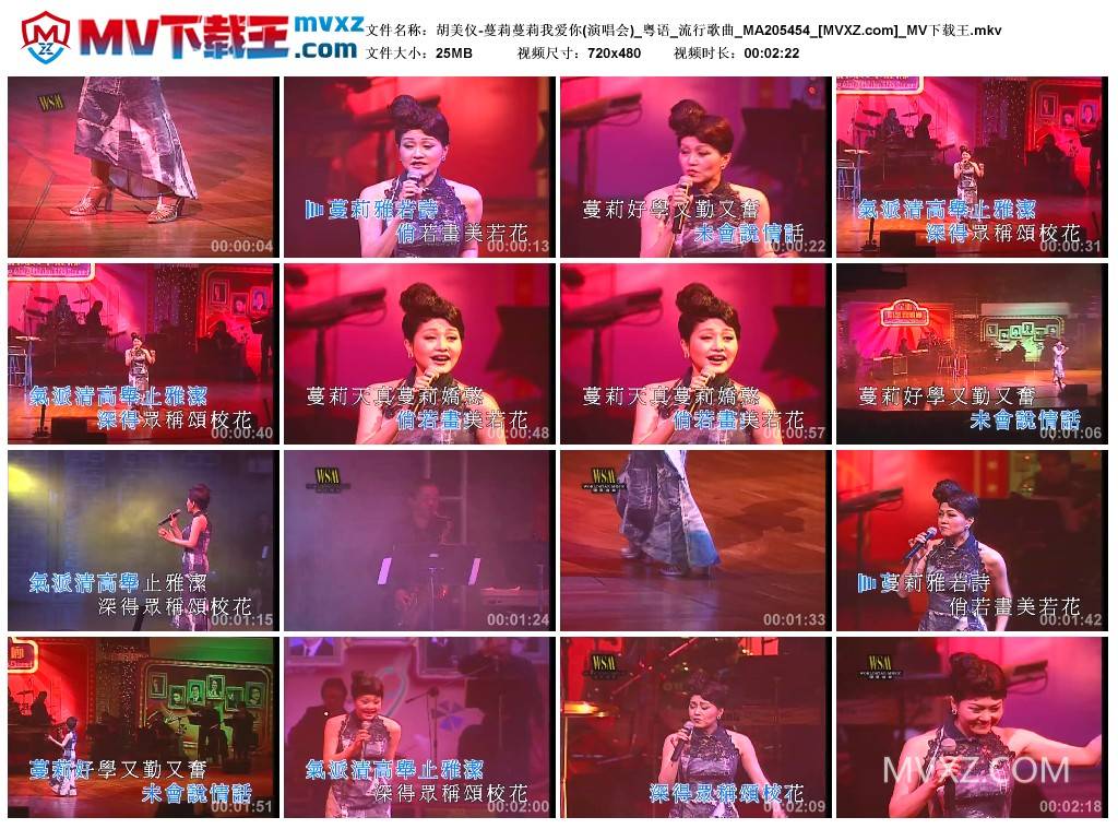 胡美仪-蔓莉蔓莉我爱你(演唱会)_粤语_流行歌曲_MA205454